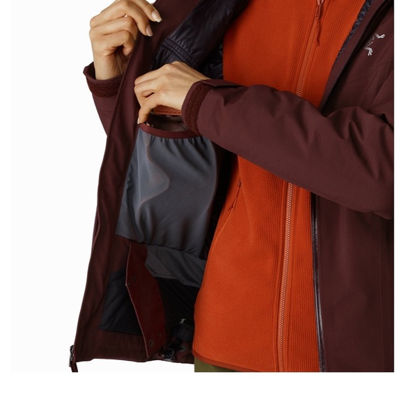 Manteau de ski Arc’teryx rouge bourgogne/mauve small - Picture 6 of 12